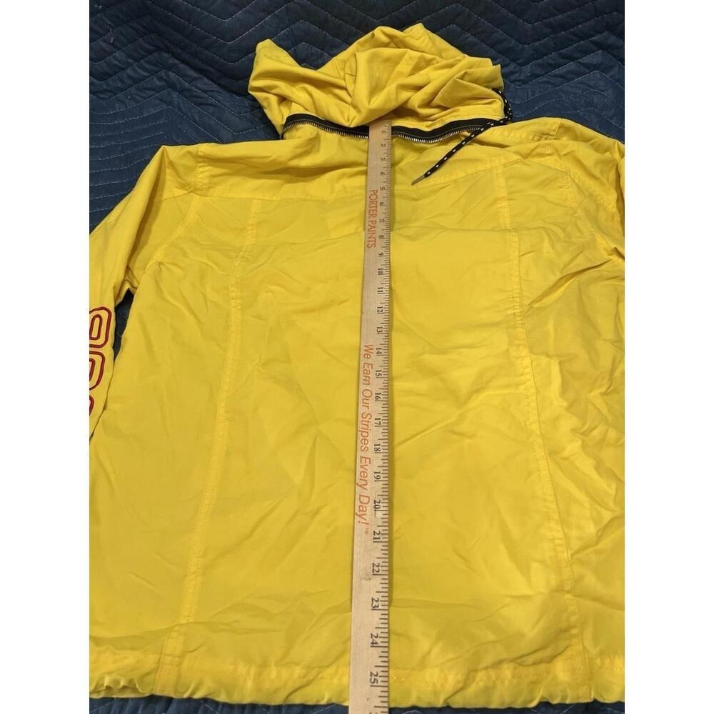 Forever 21 Men Yellow Sport Zone 1996 Pullover Windbreaker Jacket Size L - Picture 6 of 14